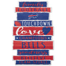 Wincraft Buffalo Bills Wood Sign 11" x 17" 1/4" thick - lauxsportinggoods
