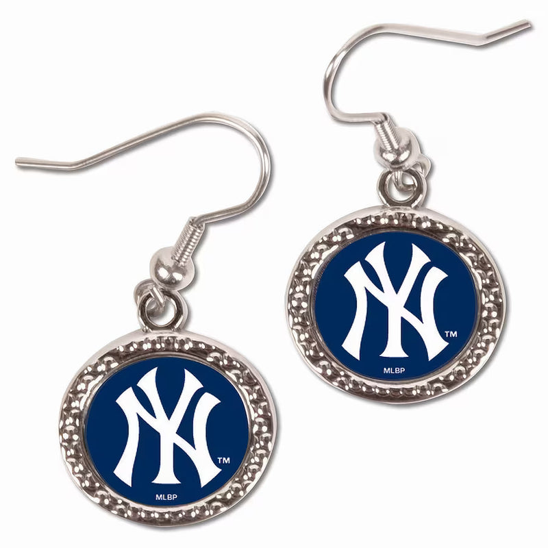 Wincraft New York Yankees Earrings Jewelry Carded Round - lauxsportinggoods