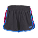 Soffe Women's Pyramid Shorts - Black/Blue Aster - XLarge - lauxsportinggoods