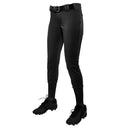 Open Box Champro Women's Low-Rise Polyester Softball Pant-Large-Black - lauxsportinggoods
