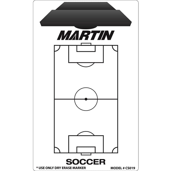 Martin-CS019 Dry Erase Soccer Board W/Pen - lauxsportinggoods