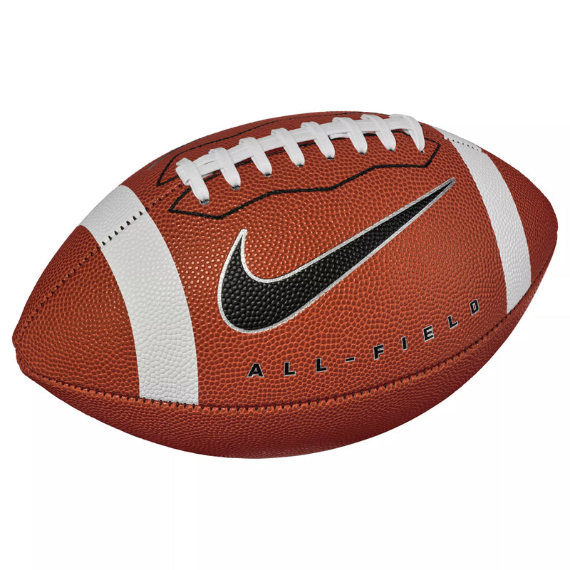 Nike All-Field 4.0 Football Deflated - Brown/White/Silver/Black - lauxsportinggoods