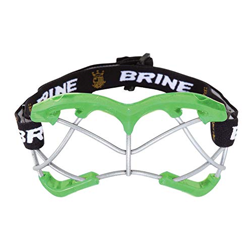 Brine Vantage 2 Lacrosse Goggles, Small/Medium, Lime - lauxsportinggoods