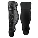 Open Box Champro Optimus MVP Single Knee Leg Guard 12" Shin Length-Black - lauxsportinggoods