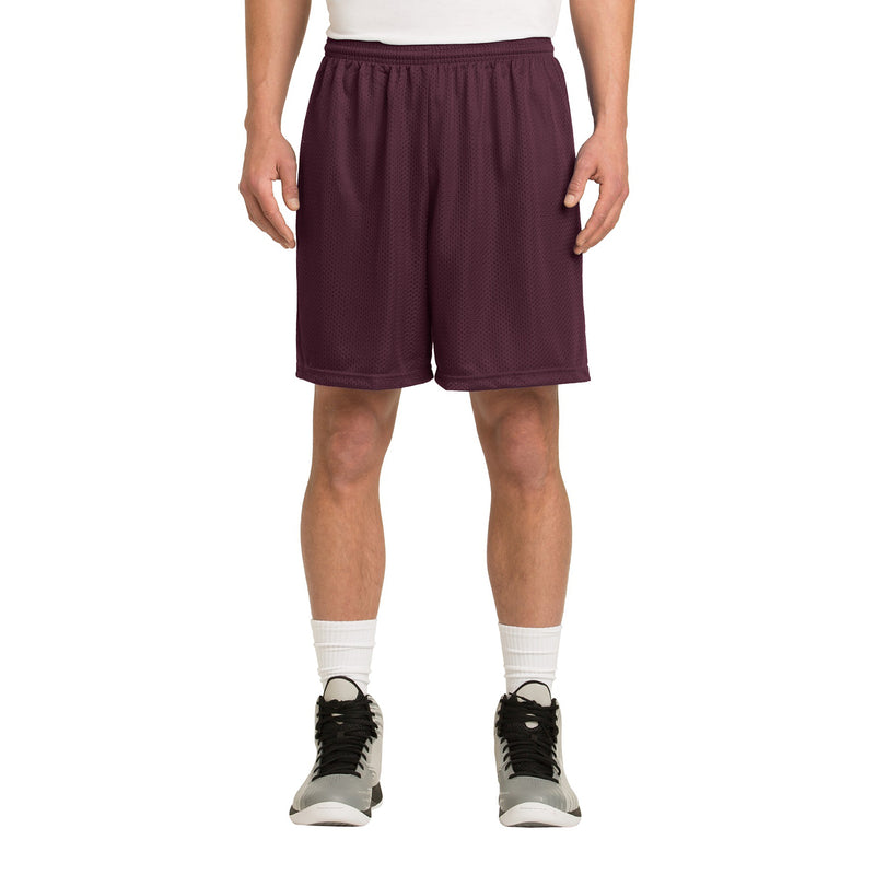 LIGA Nylon Adult Shorts - Maroon - lauxsportinggoods