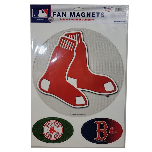 Wincraft W-31347 Red Sox Magnetic Door Sign - lauxsportinggoods