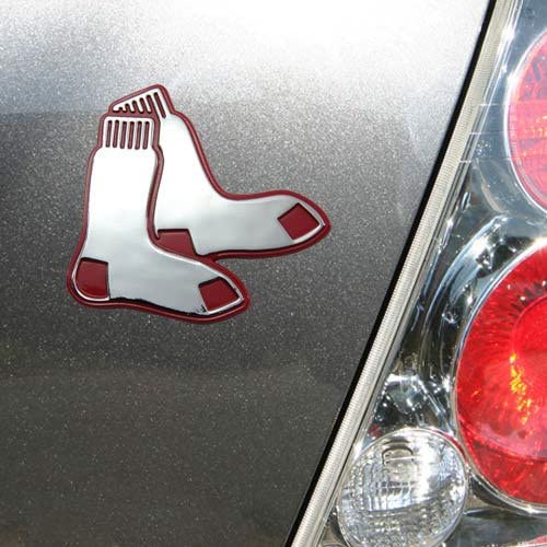 MLB Red Sox Premium Metal Auto Emblem - lauxsportinggoods