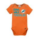 G-III Infant Boy's Miami Dolphins Short Sleeve Bodysuit - 3 Piece - lauxsportinggoods