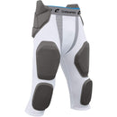 CHAMPRO Man-Up 7-Pad Integrated Adult Football Girdle with Built-in Hip - White - lauxsportinggoods