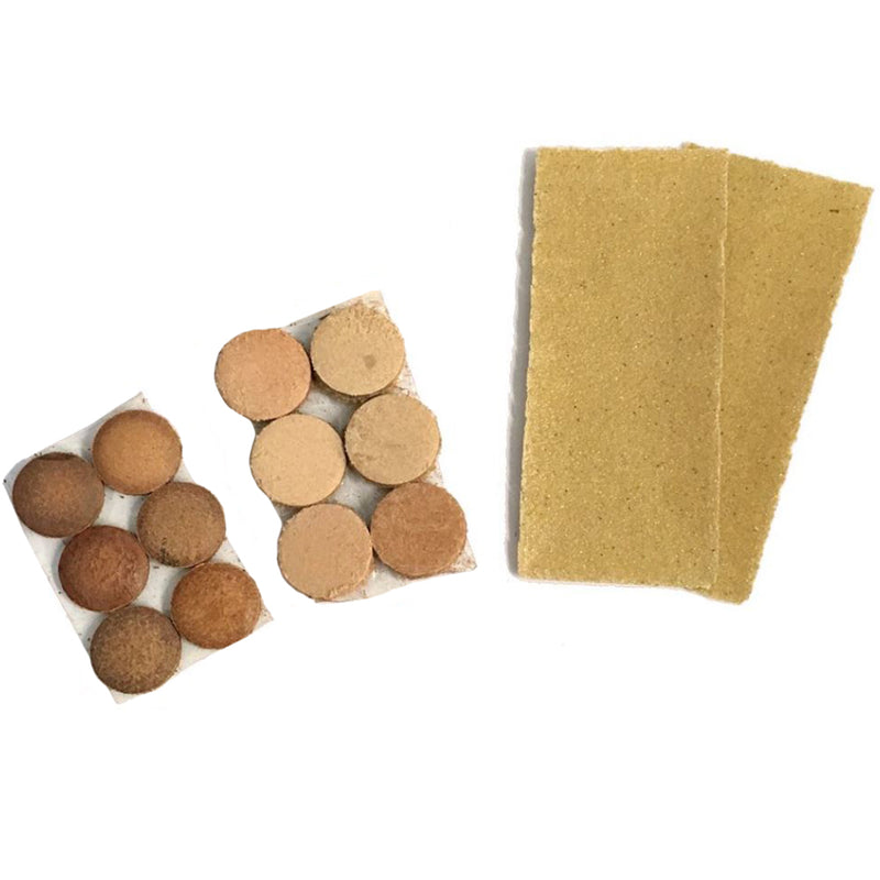 Indian Industries Inc. Minnesota Fats Cue Tips and Sandpaper - lauxsportinggoods