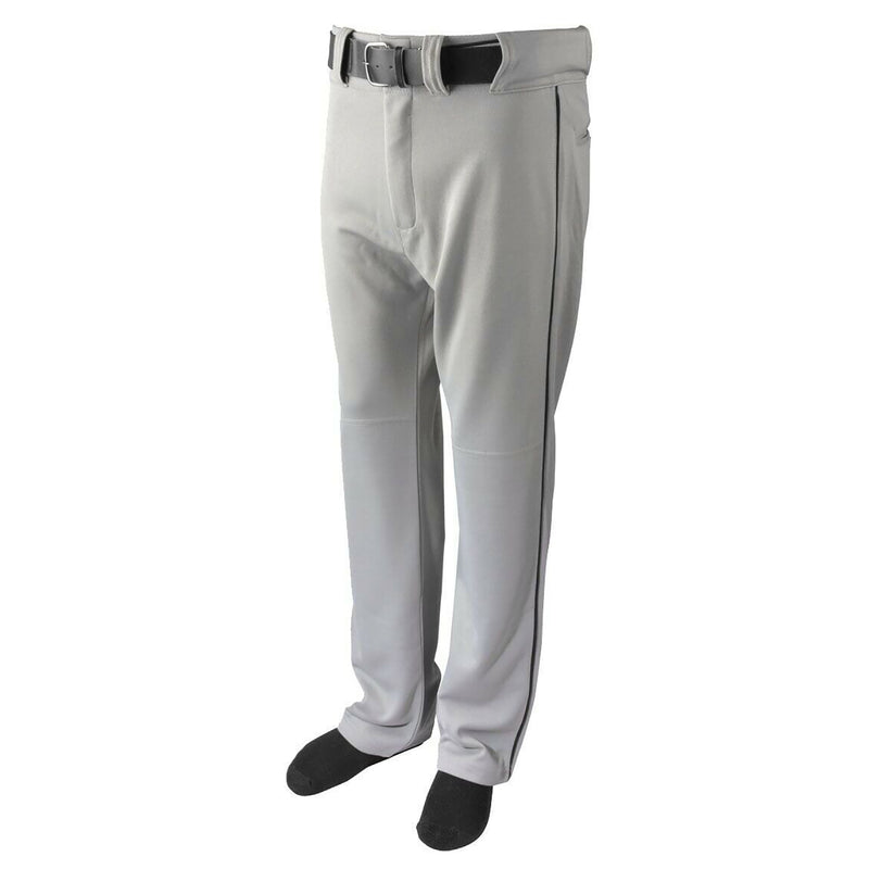 Open Box Martin Sports - Pro Style Baseball Piped Pant - Youth - XL - Grey/Black - lauxsportinggoods