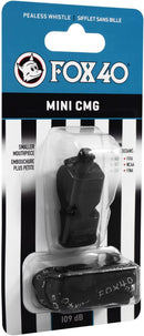 Open Box Fox 40 - 109 dB Mini CMG Official Whistle w/ Breakaway Lanyard - lauxsportinggoods