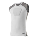 McDavid HEX Heart Guard Sternum Padded Shirt - White/Grey - lauxsportinggoods
