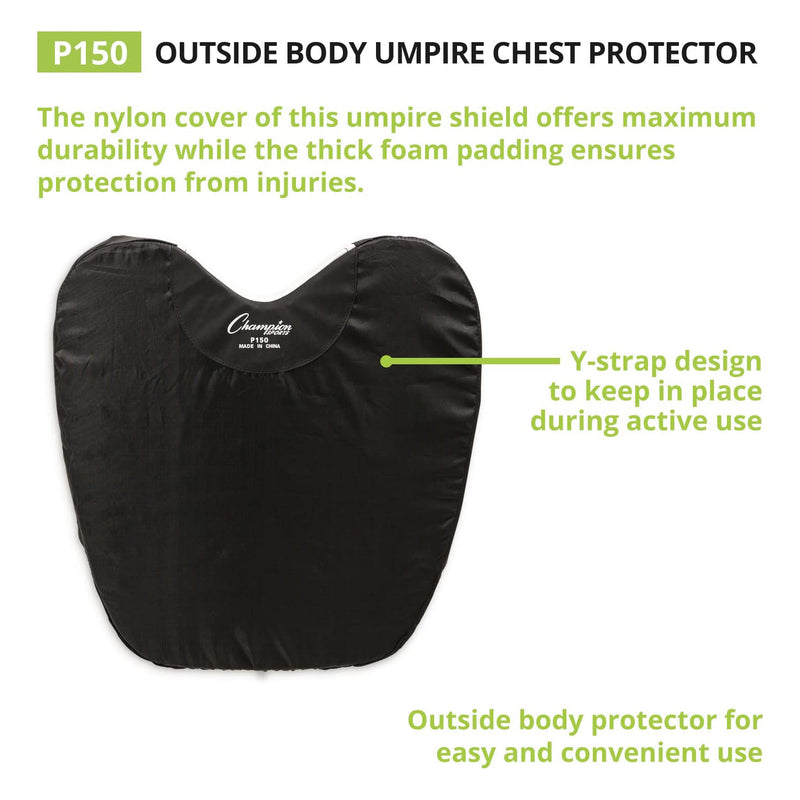 Champion Sports Umpire Chest Protector - lauxsportinggoods