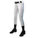 Champro Women's Tournament Low Rise Softball Pants with Side Piping - lauxsportinggoods