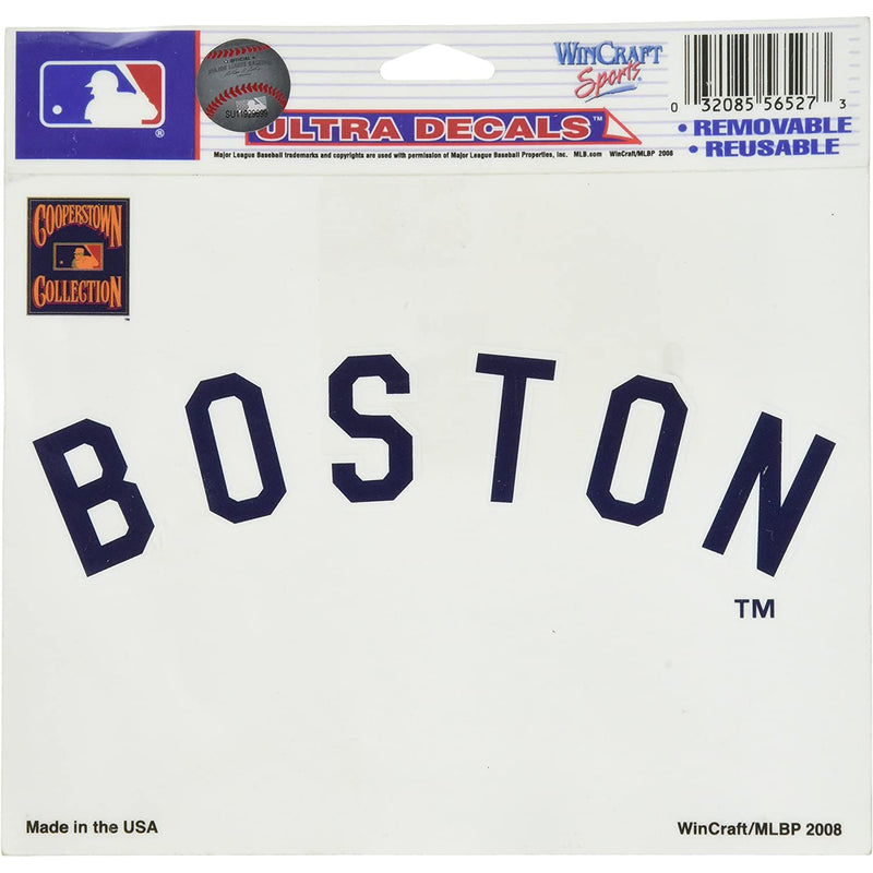 Wincraft Red Sox "Boston" Decal - 5" x 6" - lauxsportinggoods