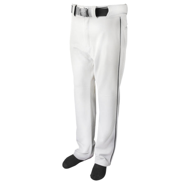 A4 NB6178 Youth Pro Style Elastic Bottom Baseball Pants - White/ Cardinal - XS