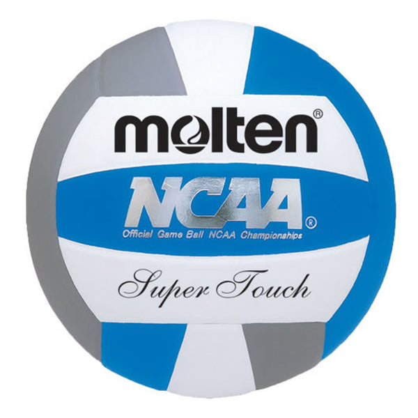 Molten-IV58L-N Super Touch leather NCAA volleyball-blue/grey/white M-GL - lauxsportinggoods