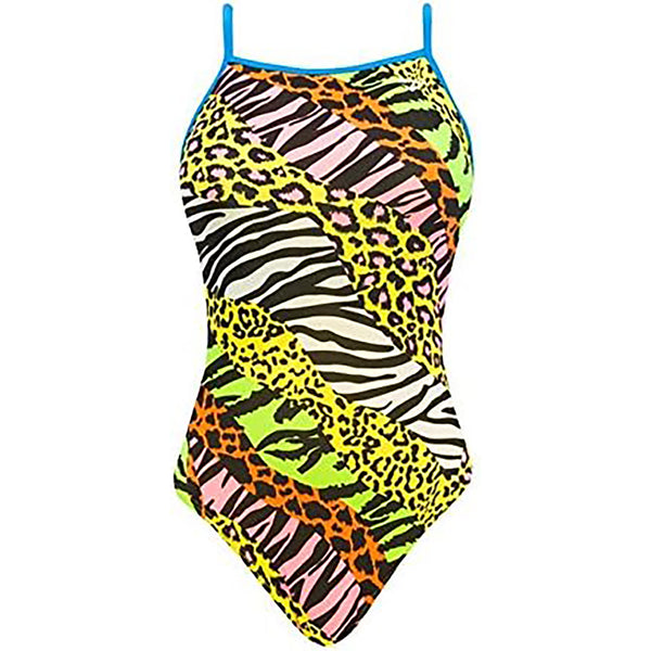 The Finals Women's Ferocious Non Foil Wing Back Swimsuit - Multicolor - lauxsportinggoods