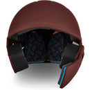 Used Champro HX Gamer Plus Bsbll Helmet w/Flap-MAROON BODY-MATTE-Junior - lauxsportinggoods