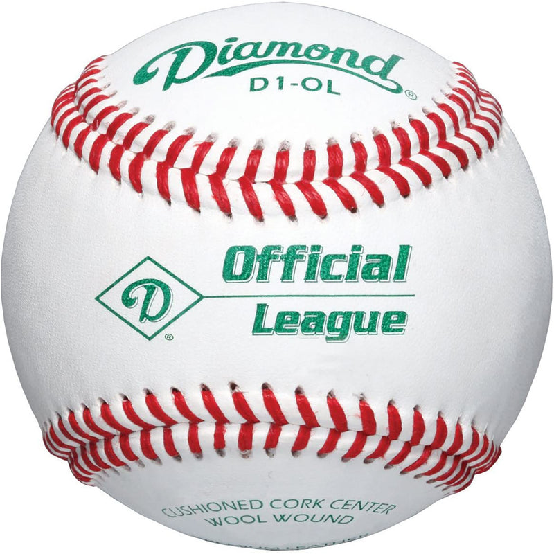 Diamond D1-OL Official League Baseballs - lauxsportinggoods