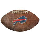 KW Textile - 12" Football Wood Sign - NFL Buffalo Bills - lauxsportinggoods
