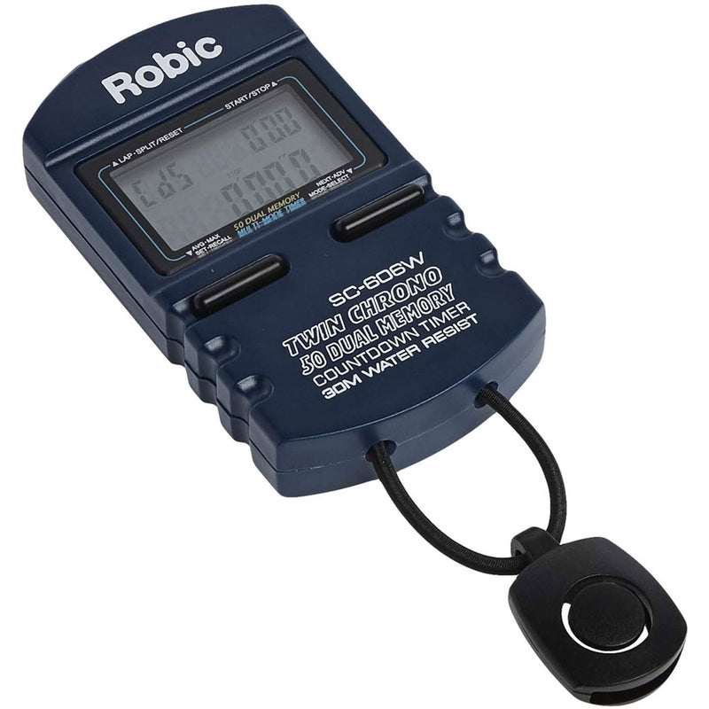 Robic Stop Watches ROBIC SC-606W 50 Memory Chrono & Countdown - lauxsportinggoods