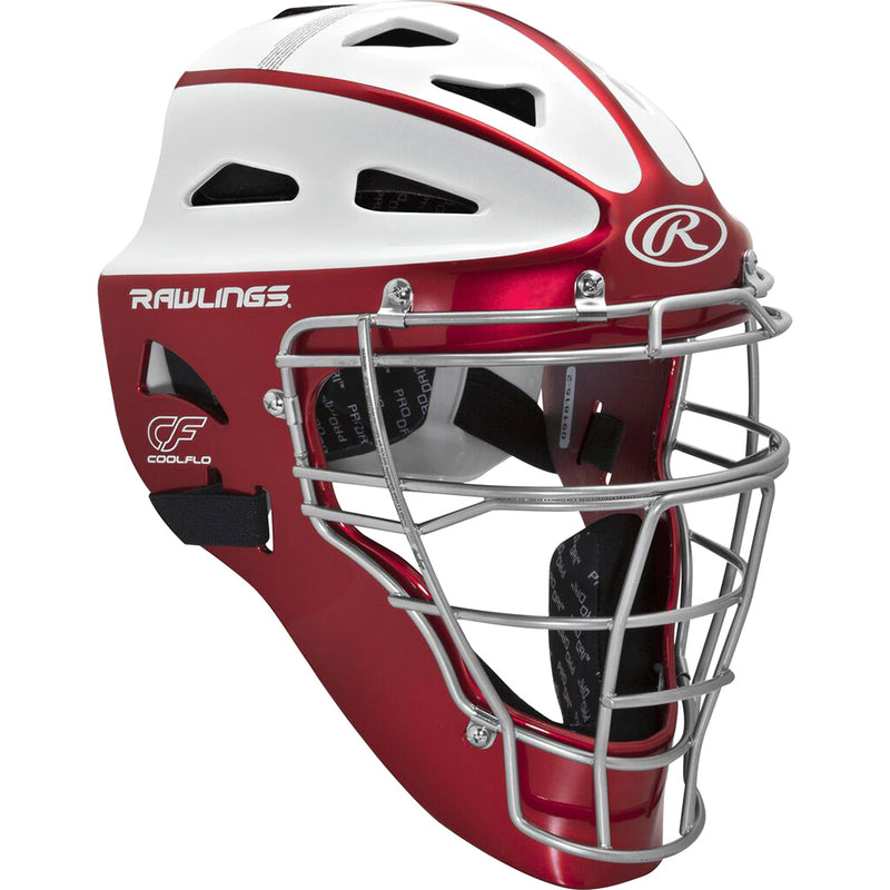 Rawlings 2-Tone Velo Softball Catchers Helmet - lauxsportinggoods