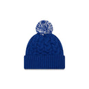 New Era Women's Buffalo Bills Knit Cabled E3 Hat - Royal - lauxsportinggoods