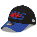 New Era Buffalo Bills Draft 39THIRTY Flex Hat - Black/Royal - lauxsportinggoods