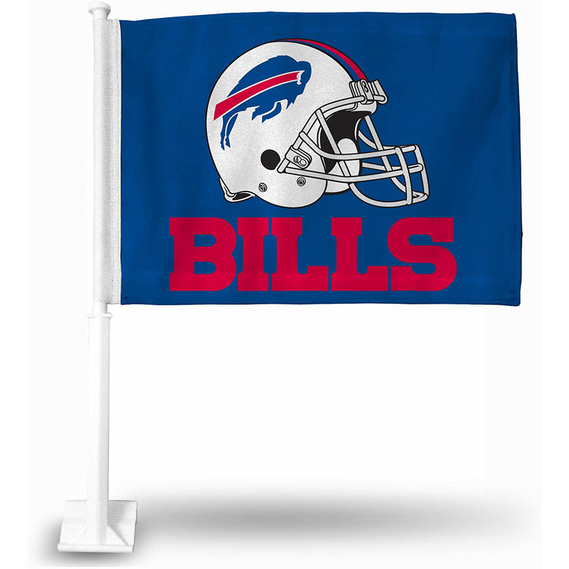 Rico - NFL Buffalo Bills Helmet Logo Double Sided Car Flag - 16 x 19 Inch - lauxsportinggoods