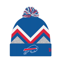New Era Men's Buffalo Bills Knit Zigzag E3 Hat - Royal - lauxsportinggoods