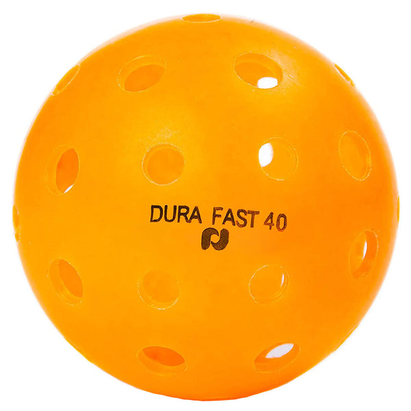 Dura Fast 40 Orange Pickle Ball - 1 Piece - lauxsportinggoods