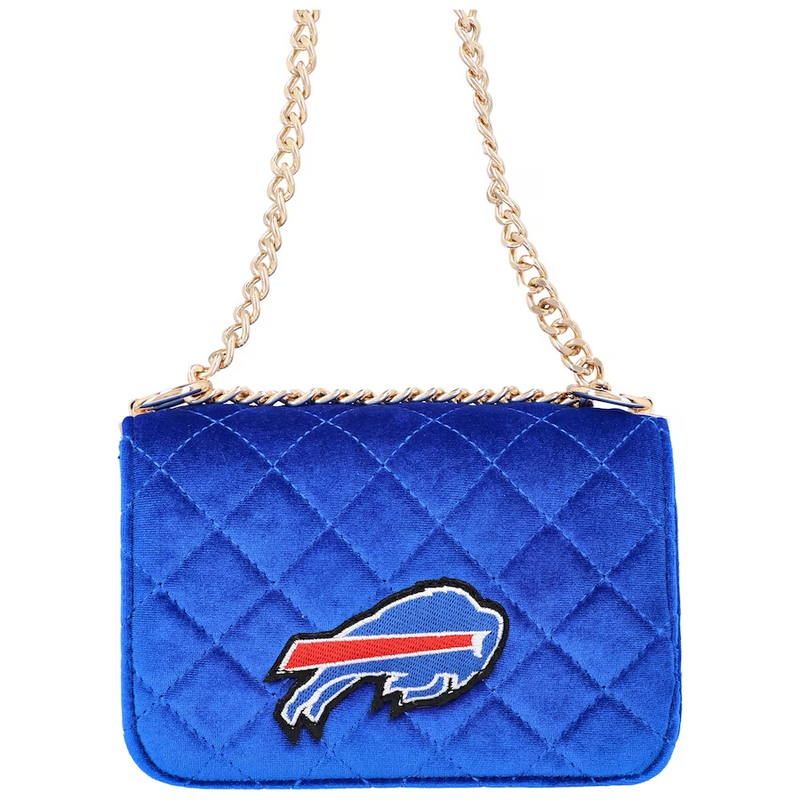 Cuce Women's Buffalo Bills Stadium Compliant Velvet Crossbody Purse - lauxsportinggoods