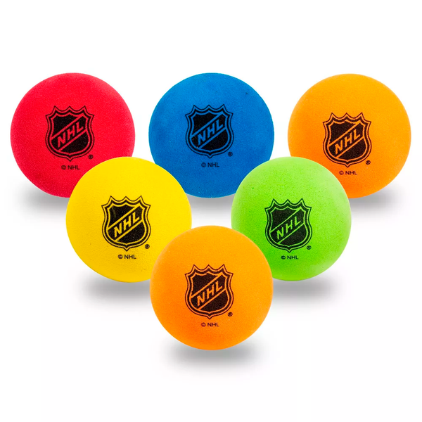 Franklin Sports NHL Mini Hockey Replacement Balls - Set of 6 - lauxsportinggoods