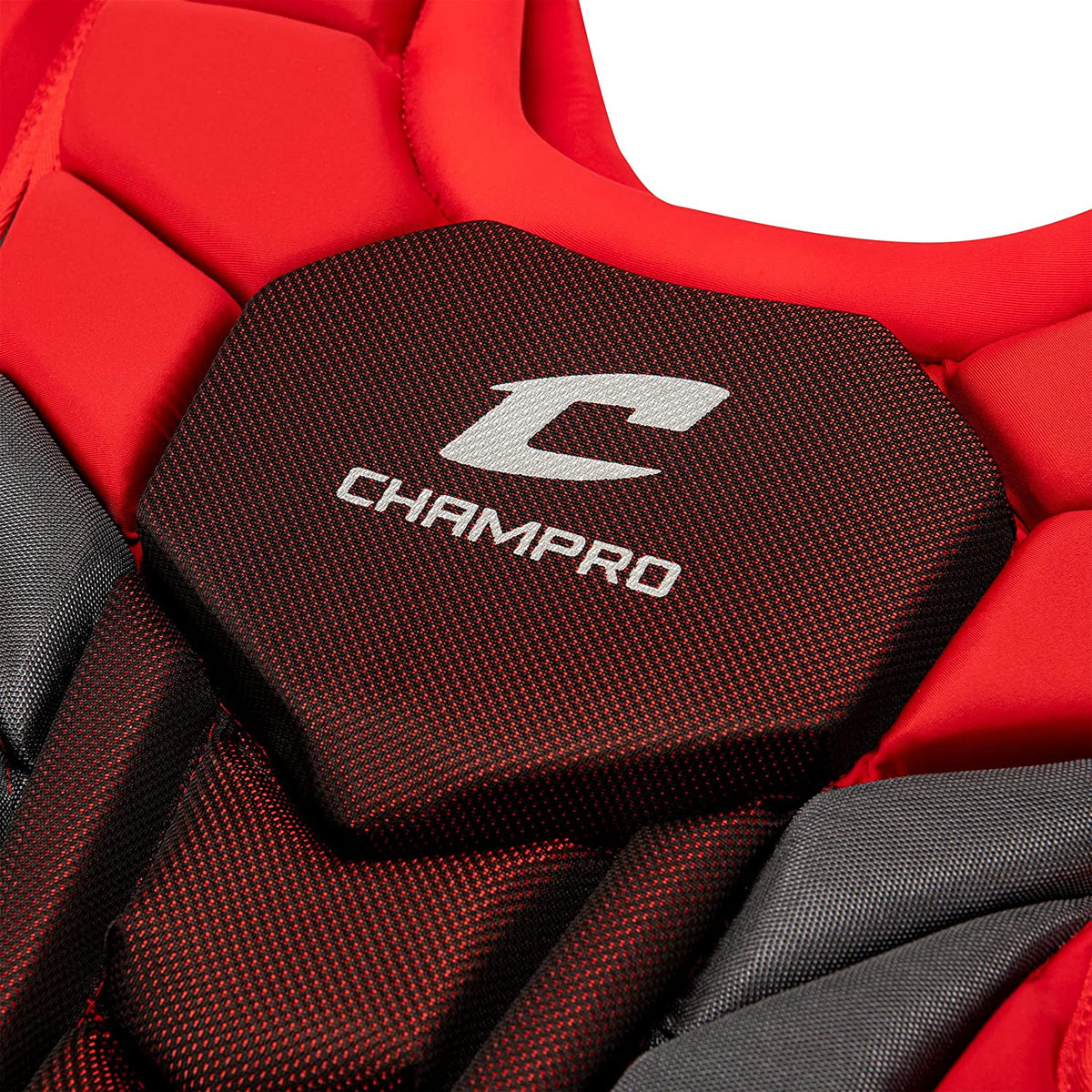 Protection Thoracique Champro OptimusPro Plus – 15,5″ – Écarlate – Boîte Ouverte