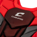 Open Box Champro Optimus Pro Plus Chest Protector Intermediate 15.5 Length-Scarlet - lauxsportinggoods