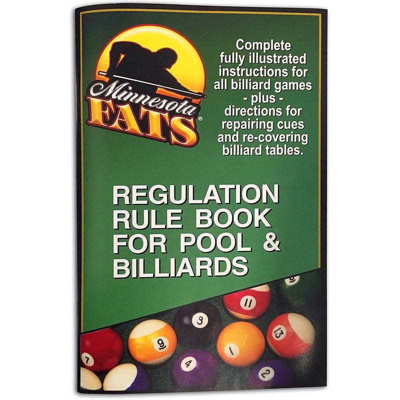 Indian Industries Inc. Minnesota Fats Regulation Rule Book for Pool and Billiards - lauxsportinggoods