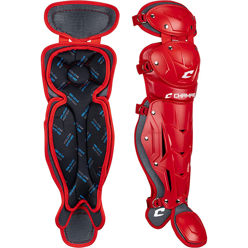 Champro Youth Optimus Pro Leg Guards 13.5 Shin Length Double Knee - lauxsportinggoods