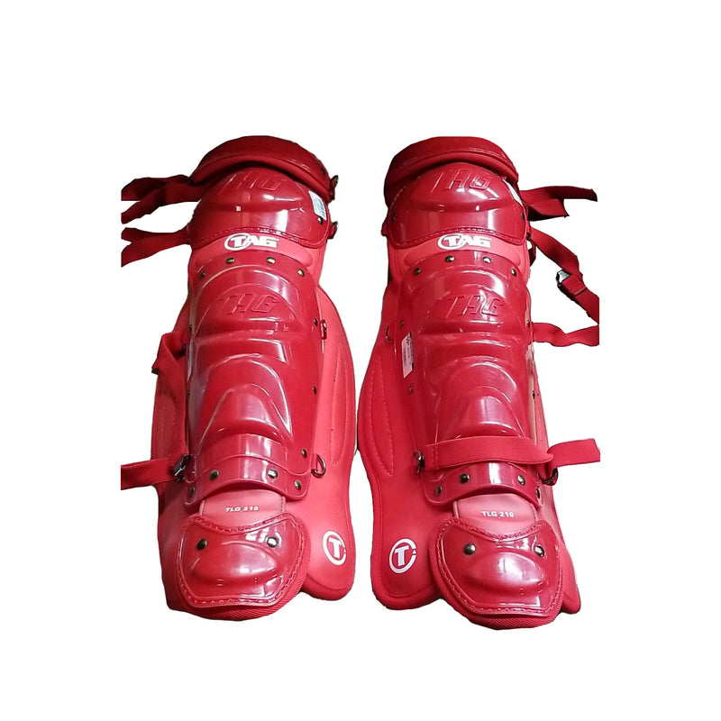 TAG Men's Triple Knee Pro Style with Wings & Toe Coverage - Red - lauxsportinggoods