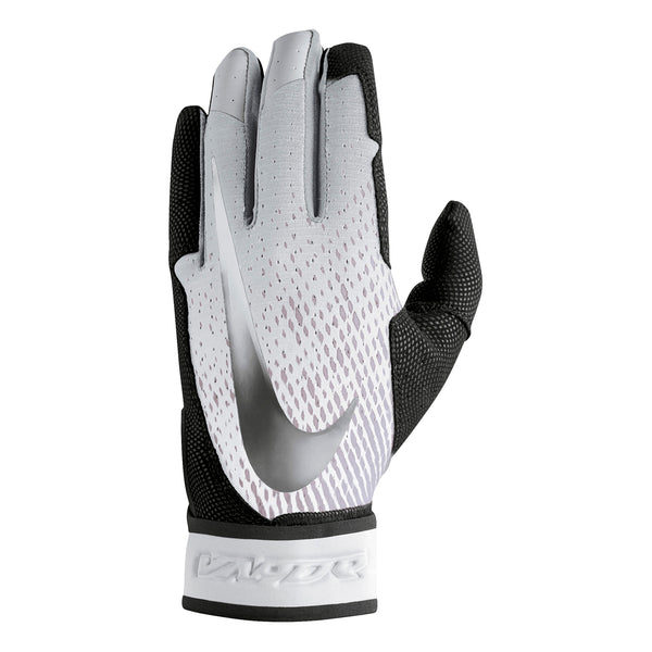 Nike Mens Vapor Elite Batting Glove Black/White/Silver - lauxsportinggoods