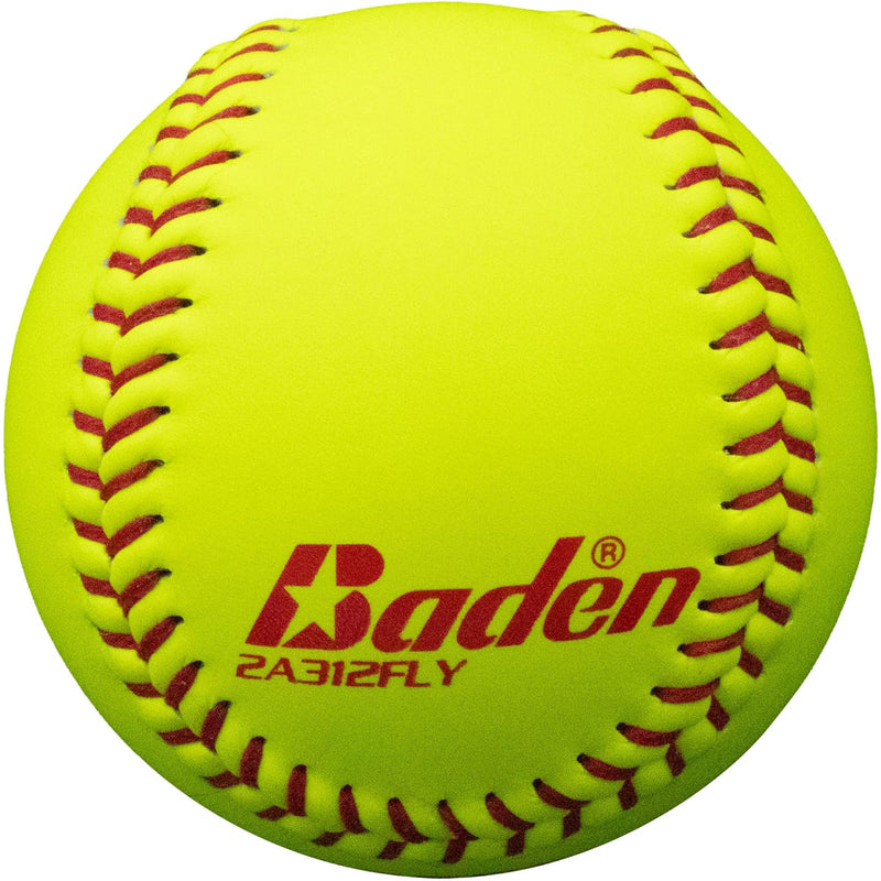 Baden Perfection USA Raised Seams Leather Game Fastpitch Softballs - 12 inch - lauxsportinggoods
