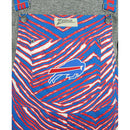 Zubaz Buffalo Bills Zebra Bib Overalls W/ Scattered Logo Liner - Royal/Red - lauxsportinggoods