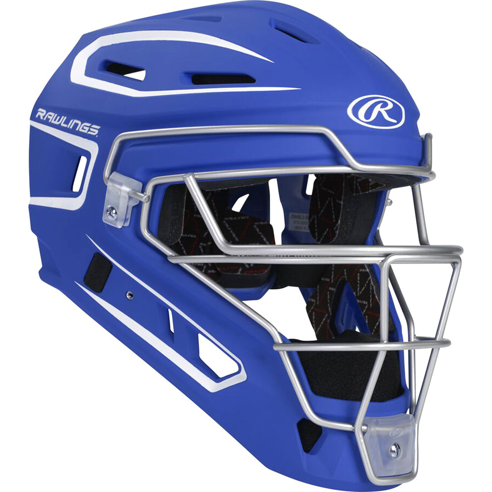 blue football helmet rawlings Rawlings 2-Tone Velo 2.0 Catcher's Helmet