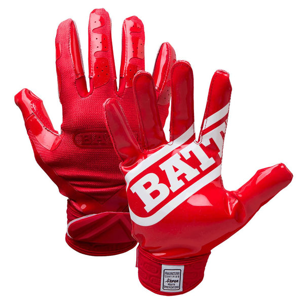 Battle Adult Double Threat Receiver Gloves - lauxsportinggoods