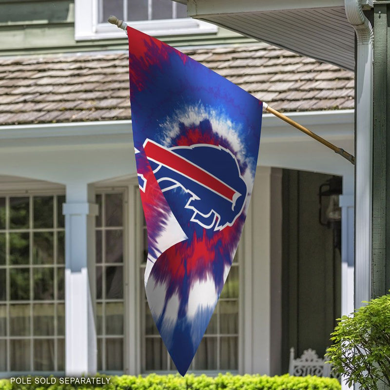 WinCraft Buffalo Bills Vertical Flag Tie Dye - 28' x 40'
