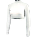 Long Sleeve Cheerleading Turtleneck Crop Top - lauxsportinggoods