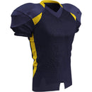 Open Box Champro Youth Huddle Football Jersey - NAVY BODY, GOLD BODY - L - lauxsportinggoods