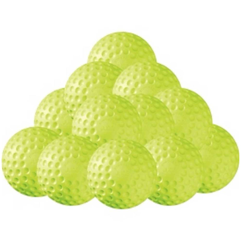 Open Box Jugs Sports,Sting-Free 12" Yellow Dimpled Softballs,1 Dozen - lauxsportinggoods