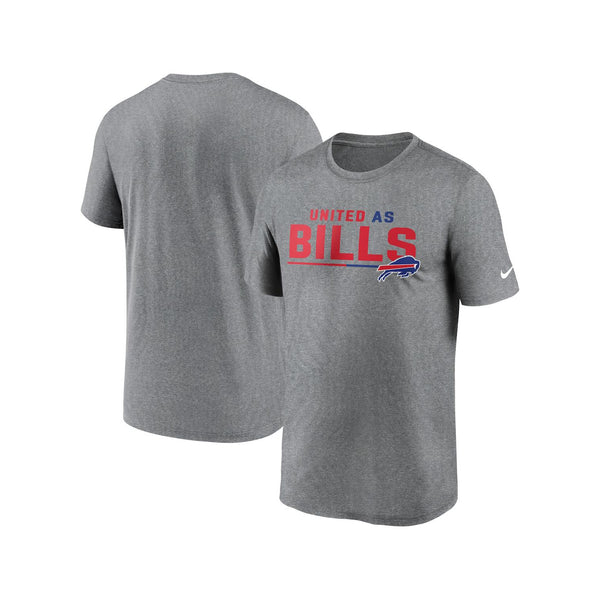 Nike Men's NFL Buffalo Bills Legend Team Shoutout Tee - Dark Grey - lauxsportinggoods